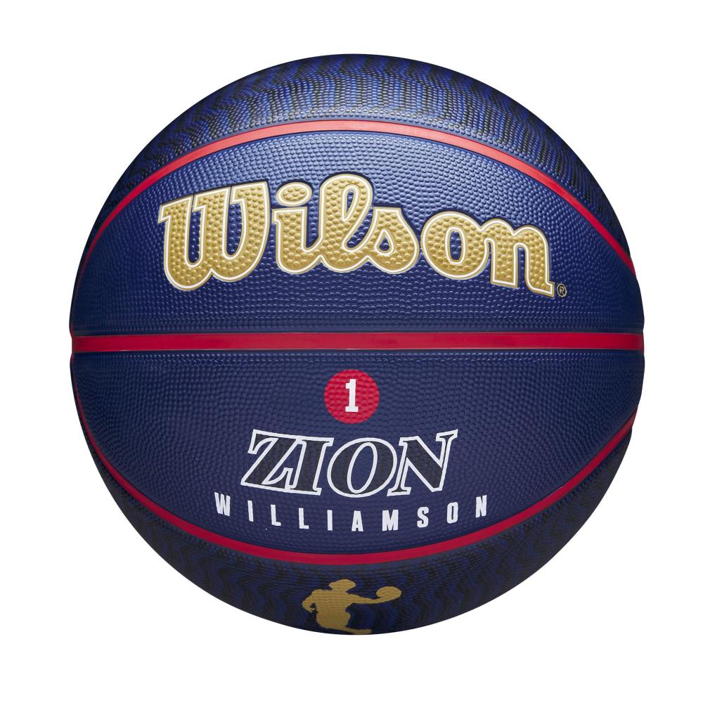 WILSON NBA PLAYER ICON OUTDOOR BSKT ZION Navy (sz. 7)