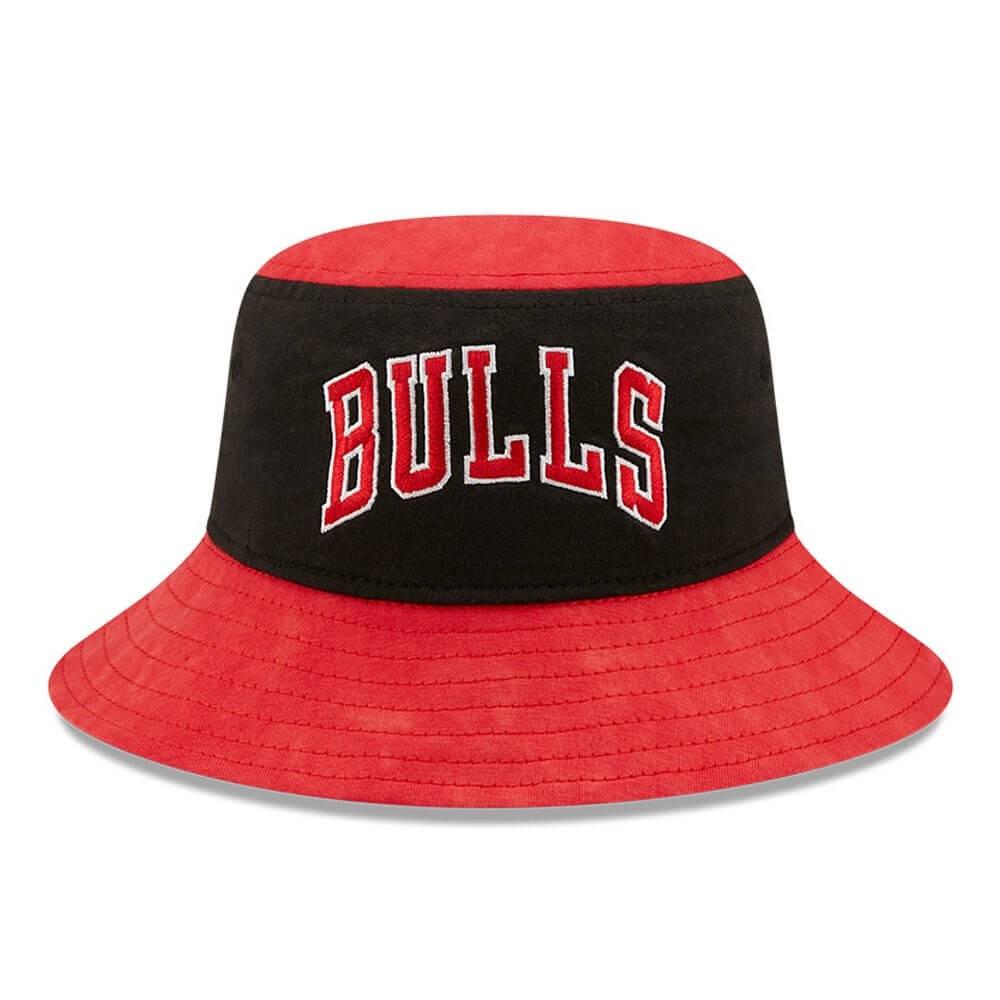 NEW ERA klobúk NBA Washed pack tapered bucket CHICAGO BULLS Red/Black