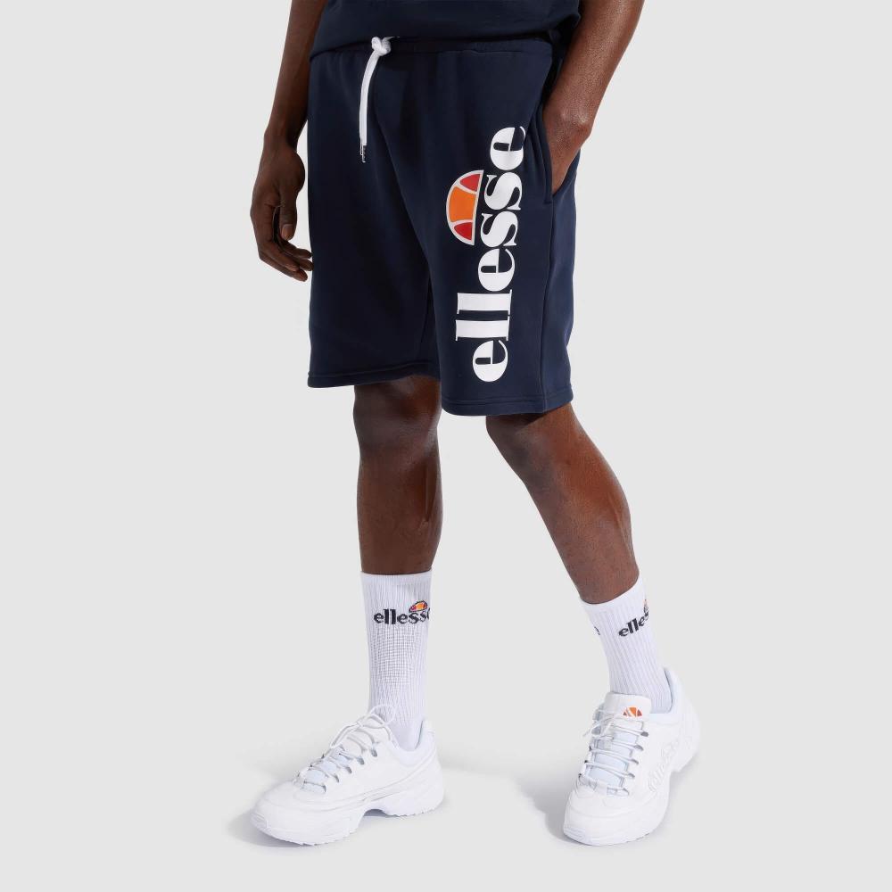 Teplákové kraťasy Ellesse Bossini Fleece Short tmavomodré