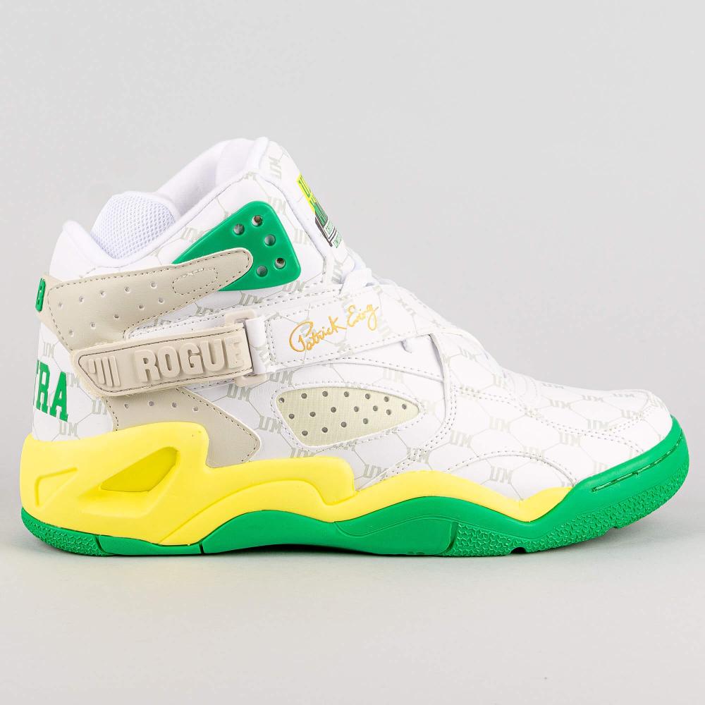 Ewing Athletics ROGUE x UltraMagnetic MCs “Critical Beatdown” White/Green/Yellow
