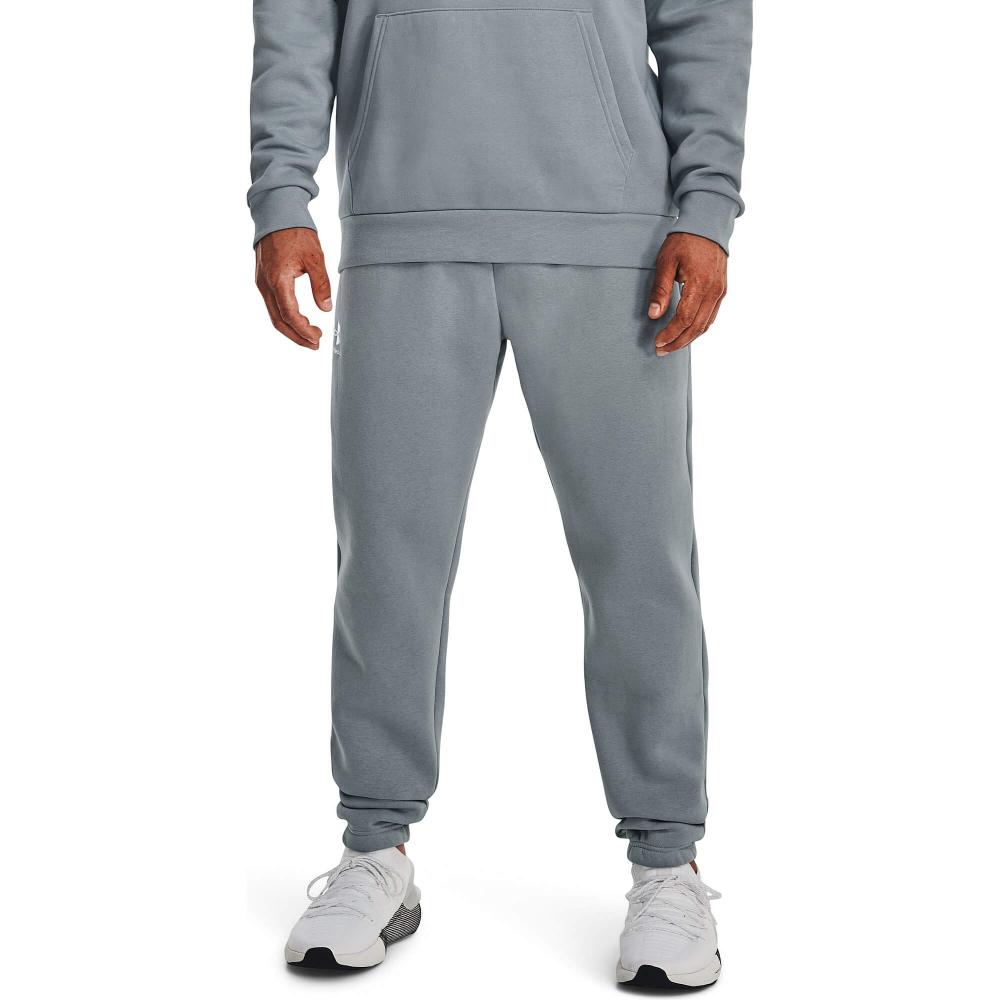 Under Armour Men's UA Essential Fleece Joggers Harbor Blue / White