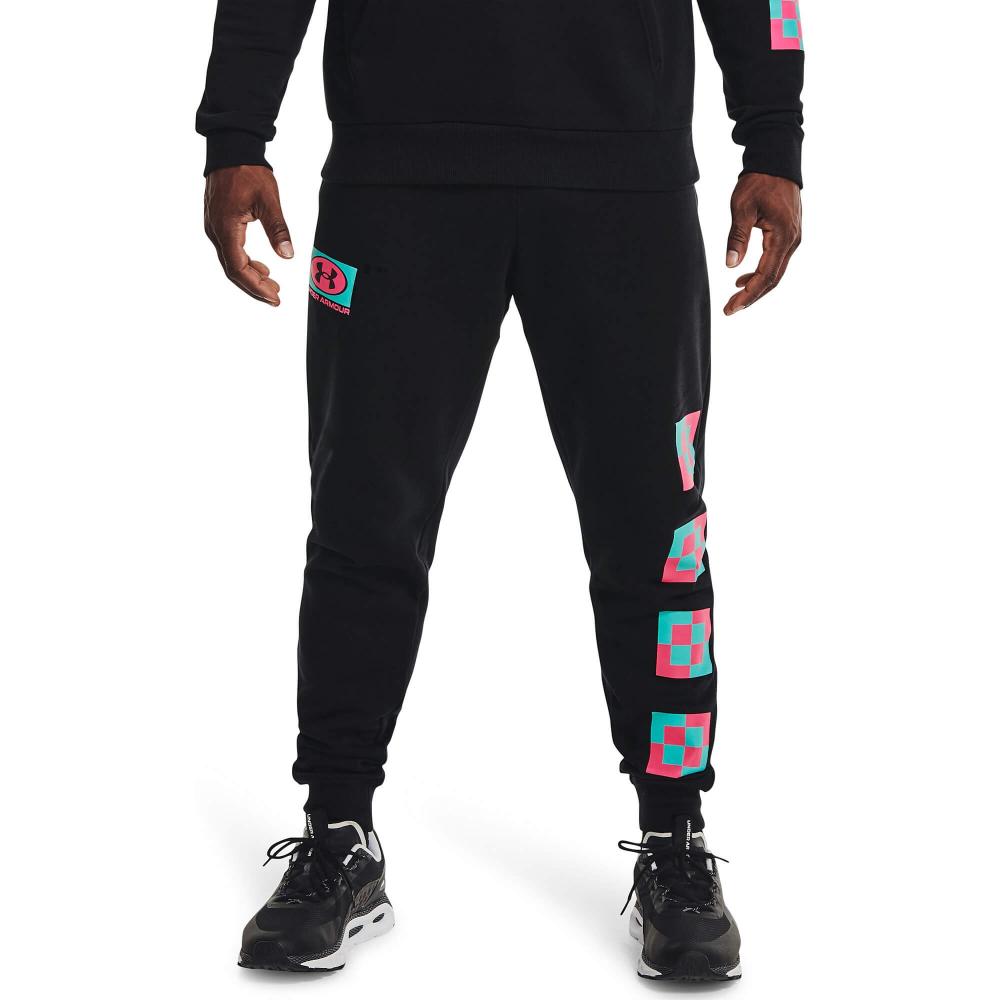 Under Armour UA RIVAL FLEECE GEO JOGGER Black