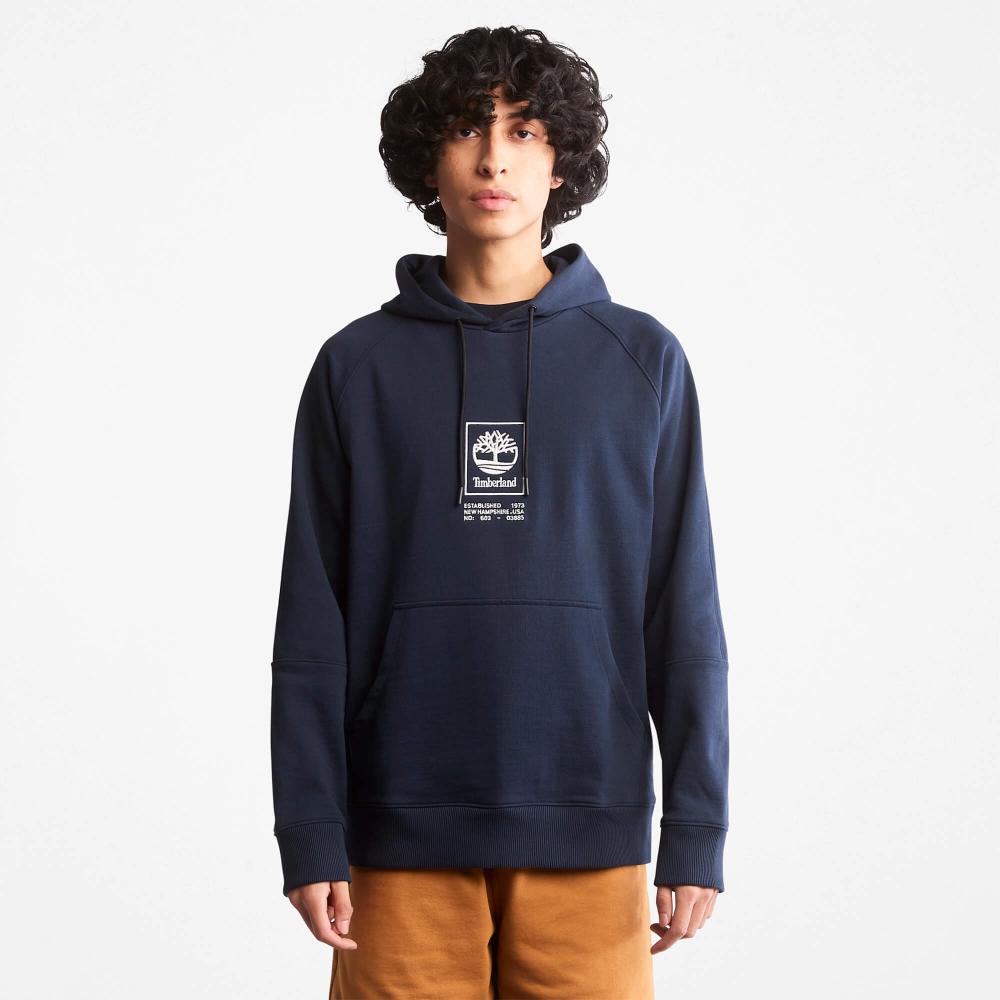 Timberland HW Stack Hoodie Reg Dark Sapphire