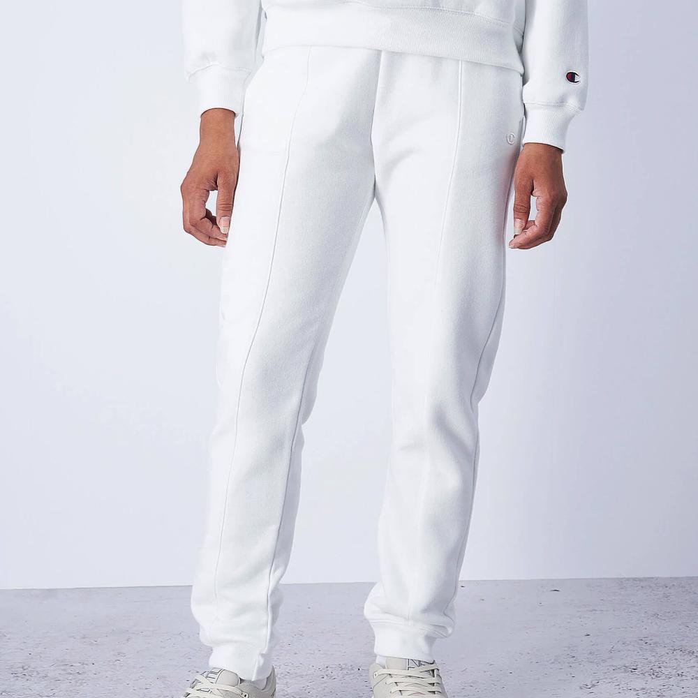 Champion Rib Cuff Pants White