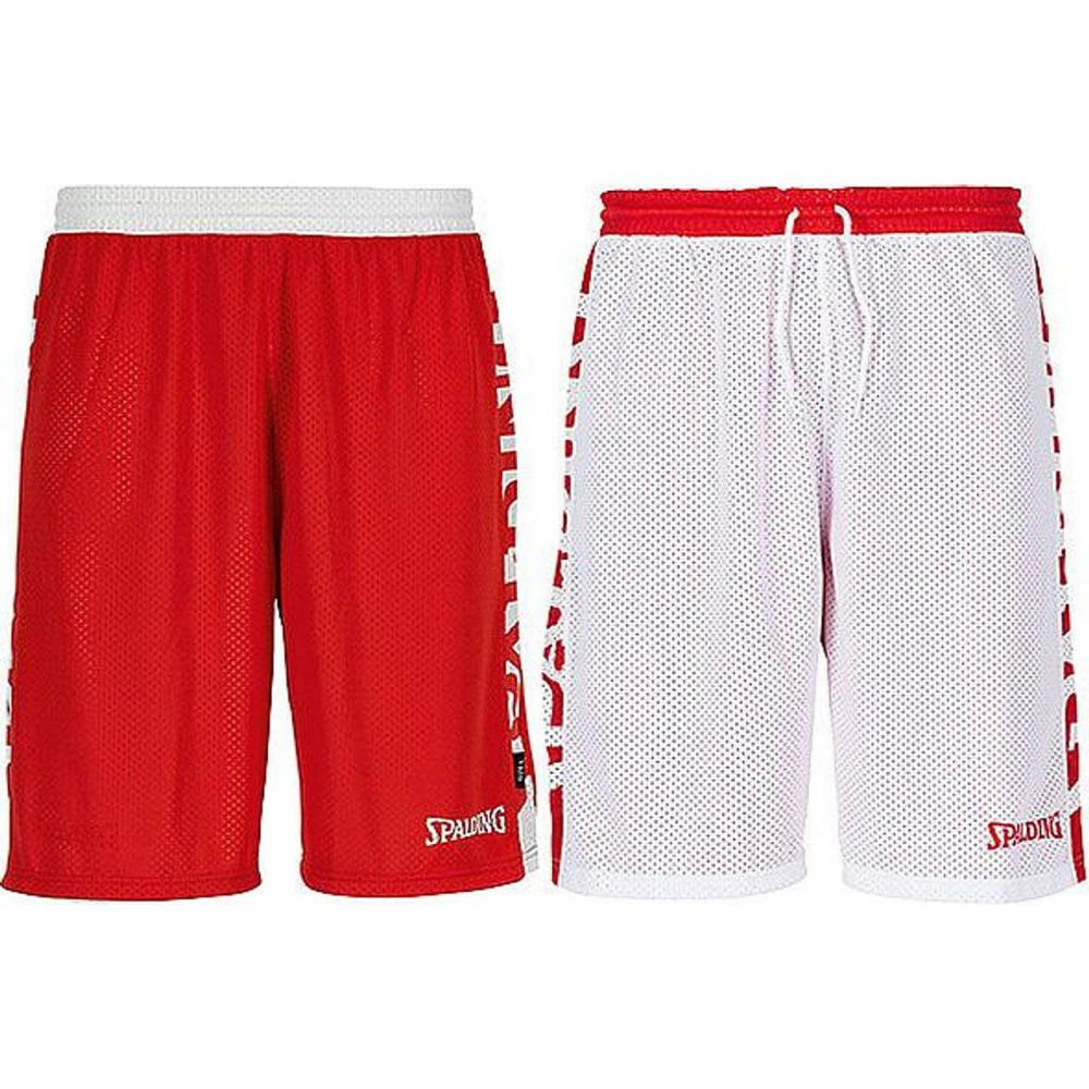 Spalding Essential Reversible Shorts Red/White