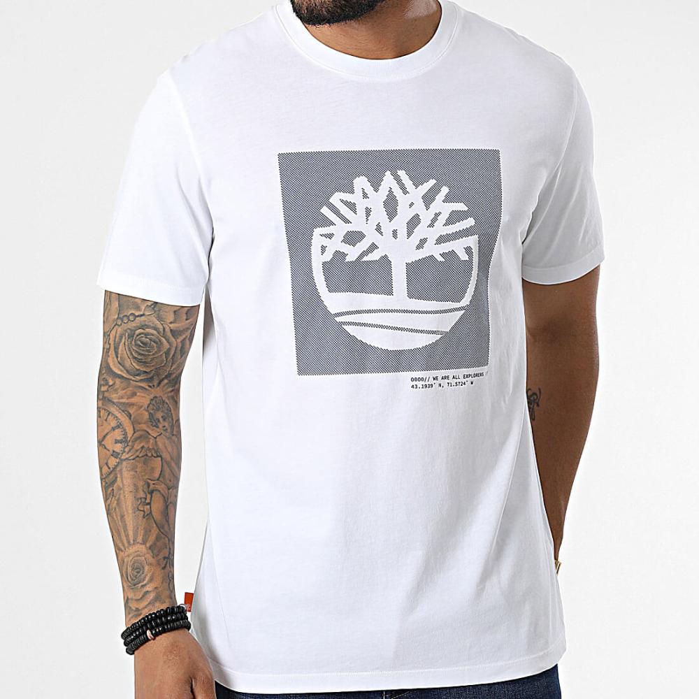 Timberland SS Graphic Tee White