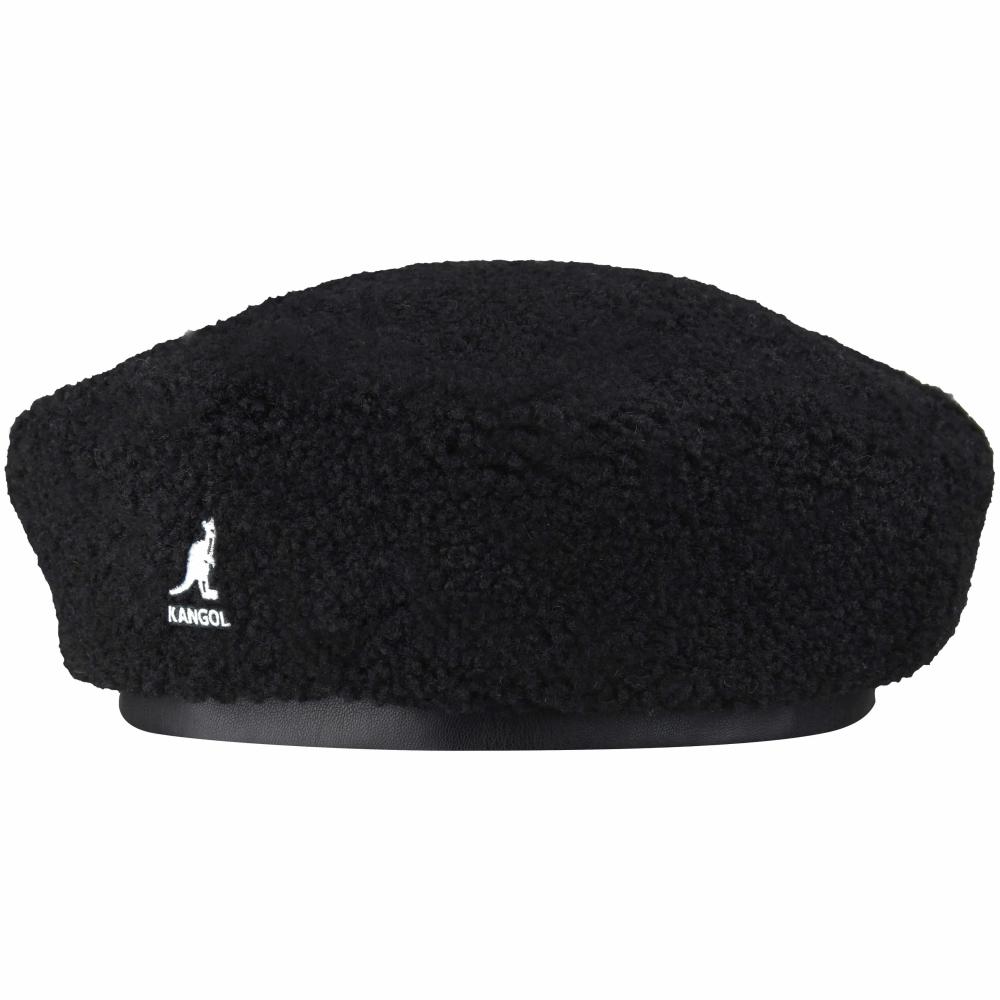 Kangol Nylon Plush Rev Beret Black/Electric Pink