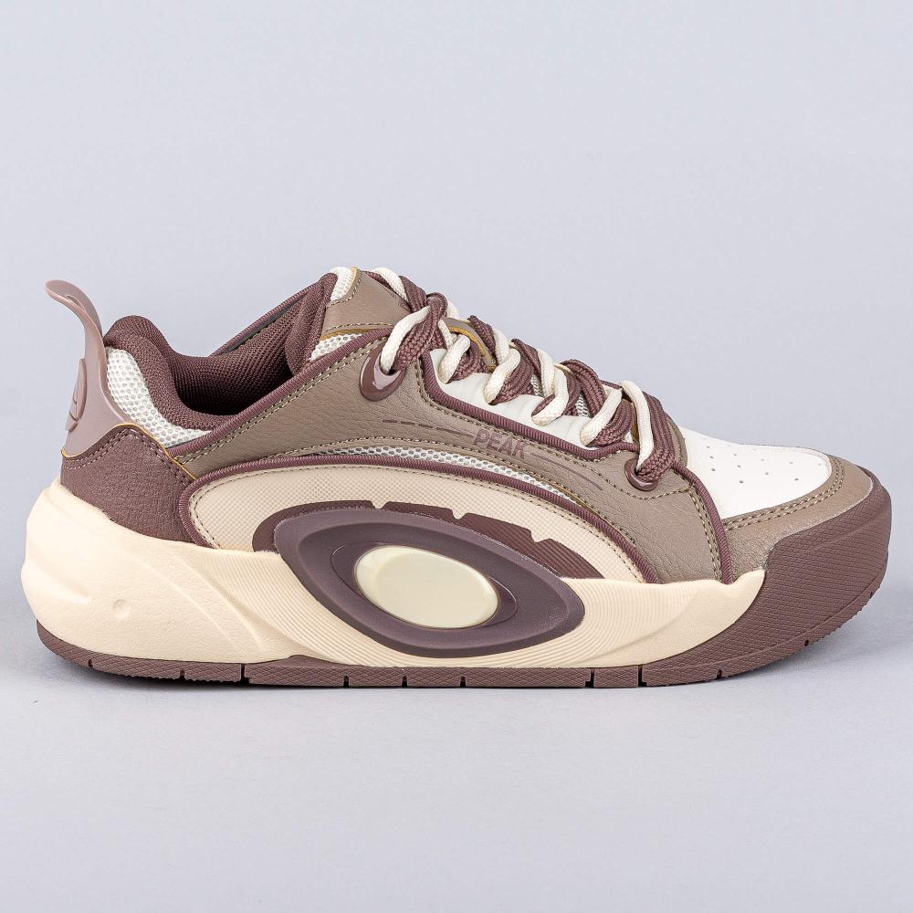 Dámske módne tenisky Peak Culture Shoes Taichi Ling Yue 3.0 Brown/Off-White