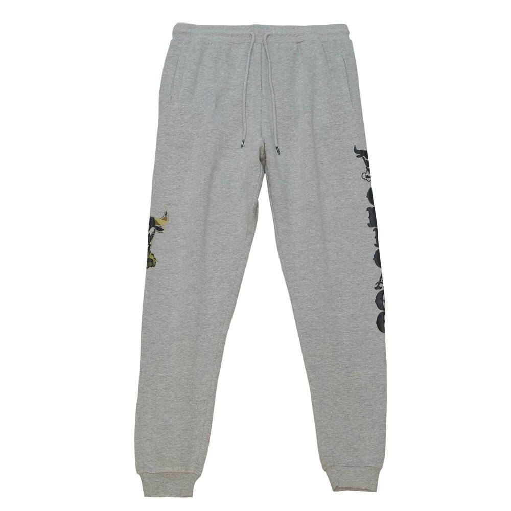 Mitchell & Ness Ghost Green Camo Sweatpants Chicago Bulls Grey Heather