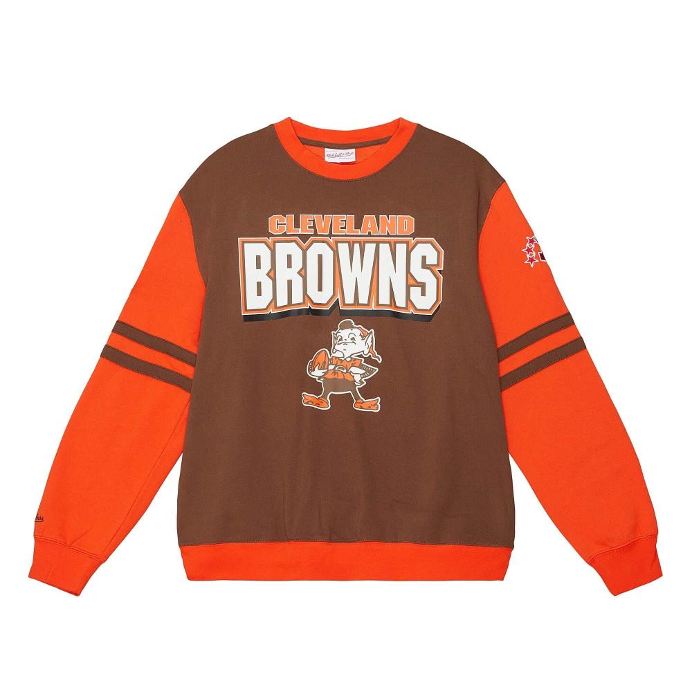 Mitchell & Ness NFL All Over Crew 2.0 CLEVELAND BROWNS Brown