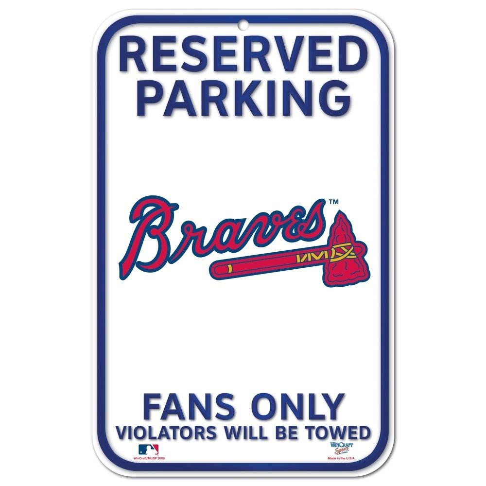 Wincraft Plastic Sign Atlanta Braves