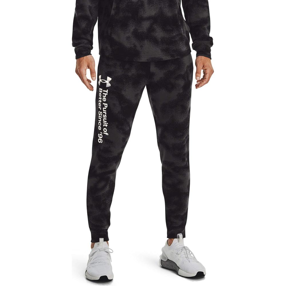 Under Armour Men's UA Rival Terry Novelty Joggers Black / Jet Gray