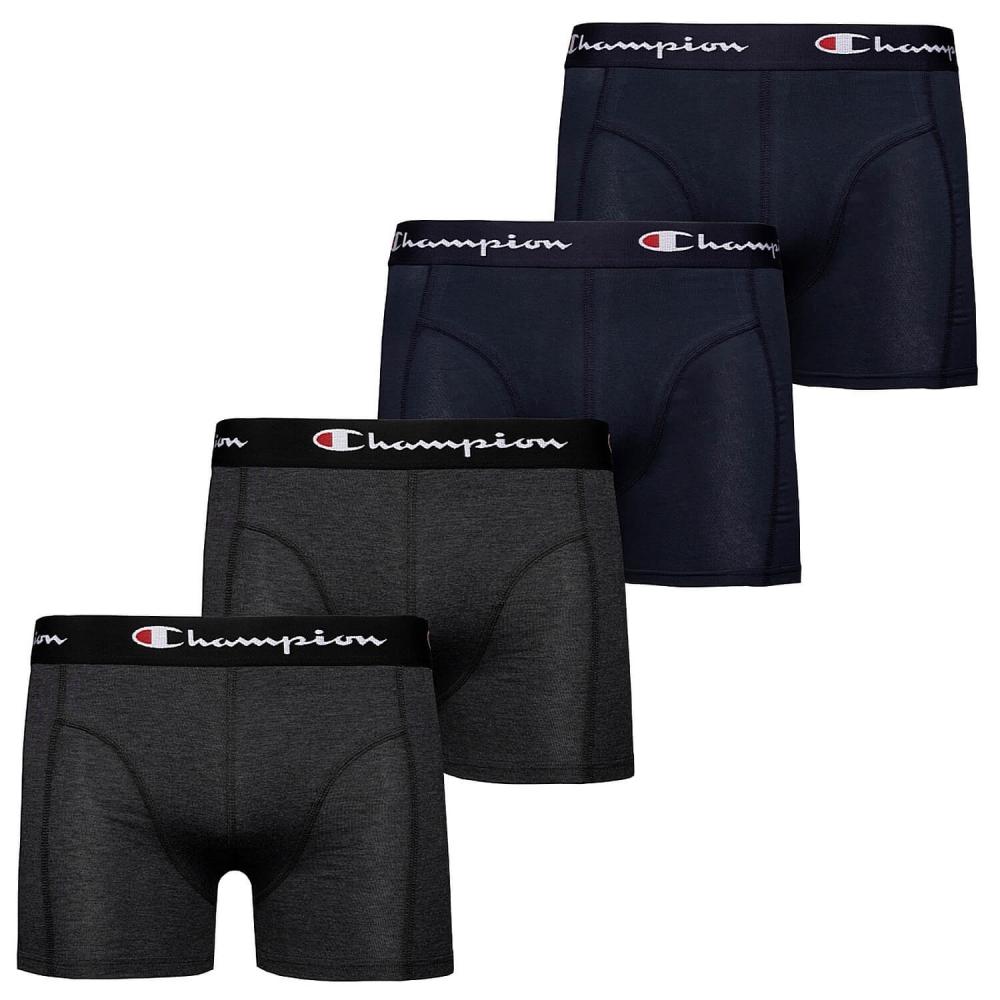 Champion Four Pack Jacquard Waistband Boxers Navy/Black