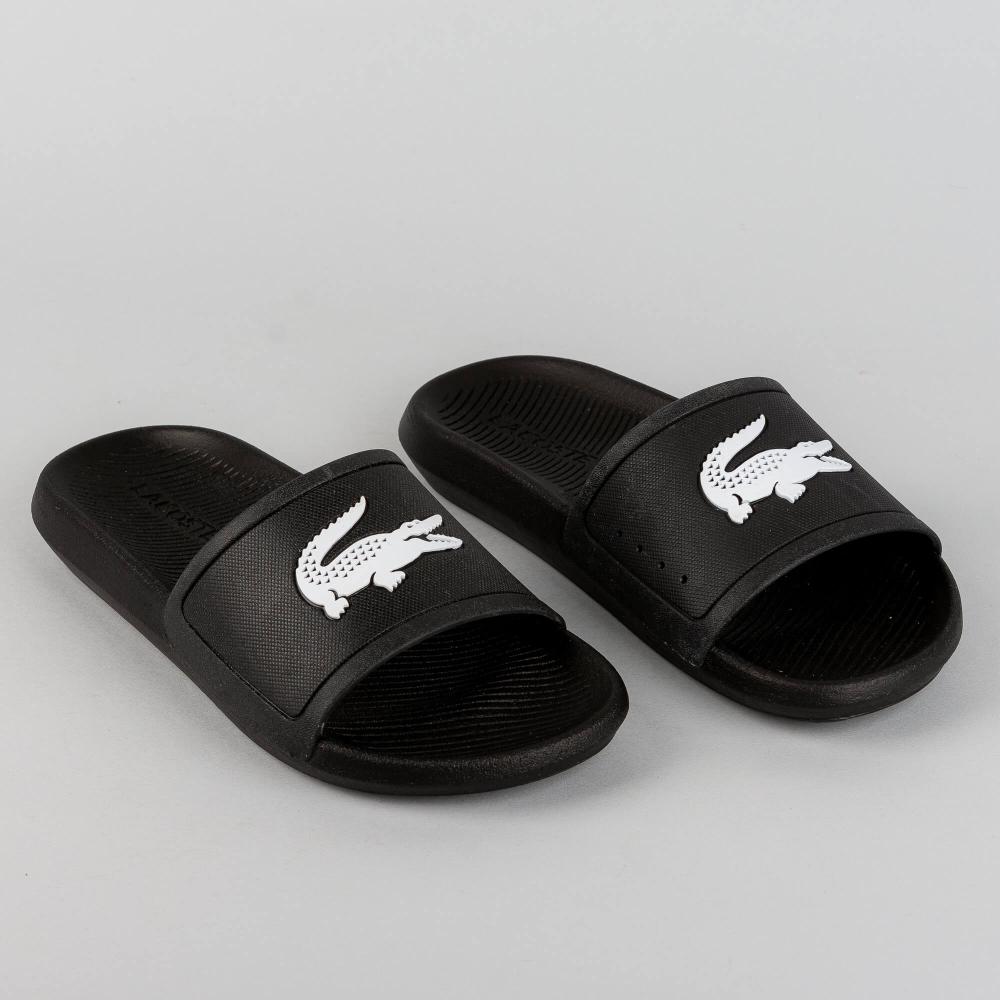 Lacoste Croco Slide Blk/Wht