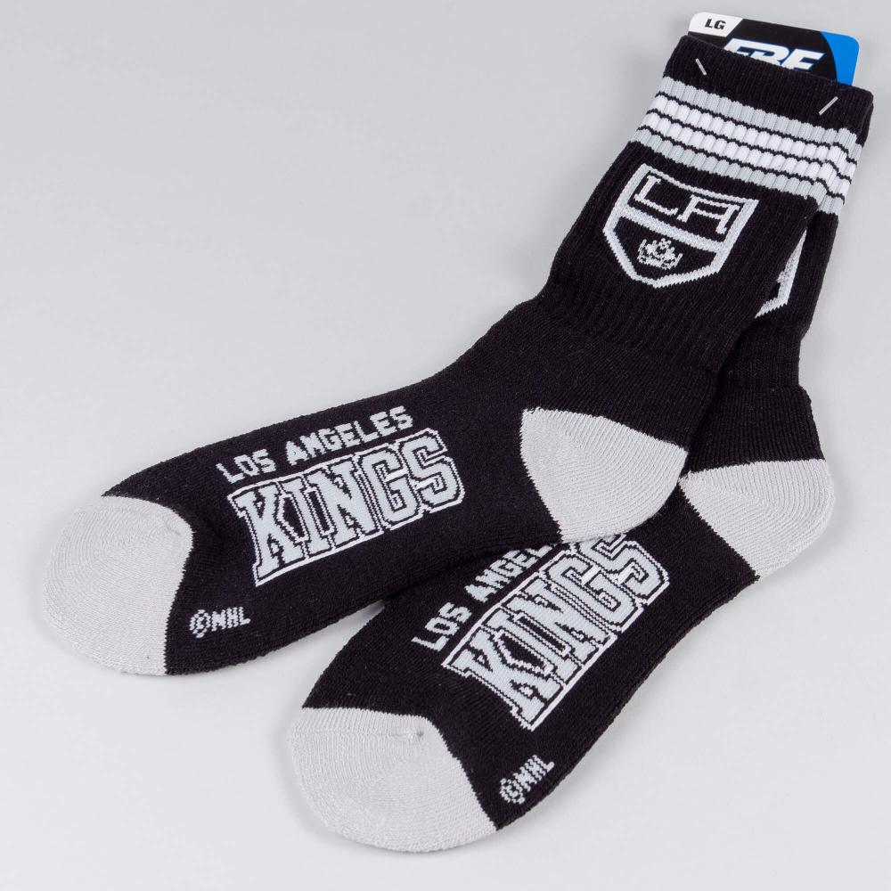 FBF Originals NHL 4 Stripes Crew Socks Los Angeles Kings