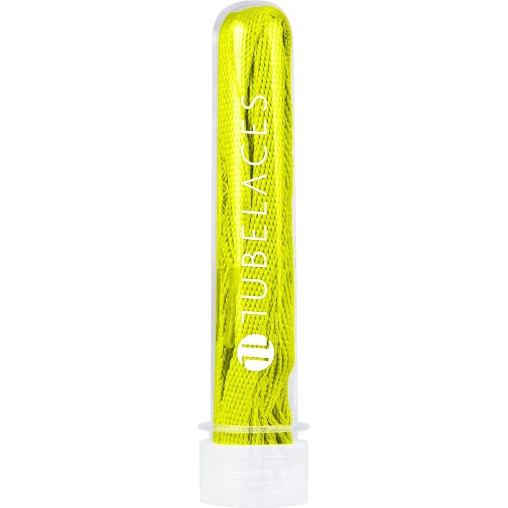Tubelaces White Flat 140Cm Neonyellow
