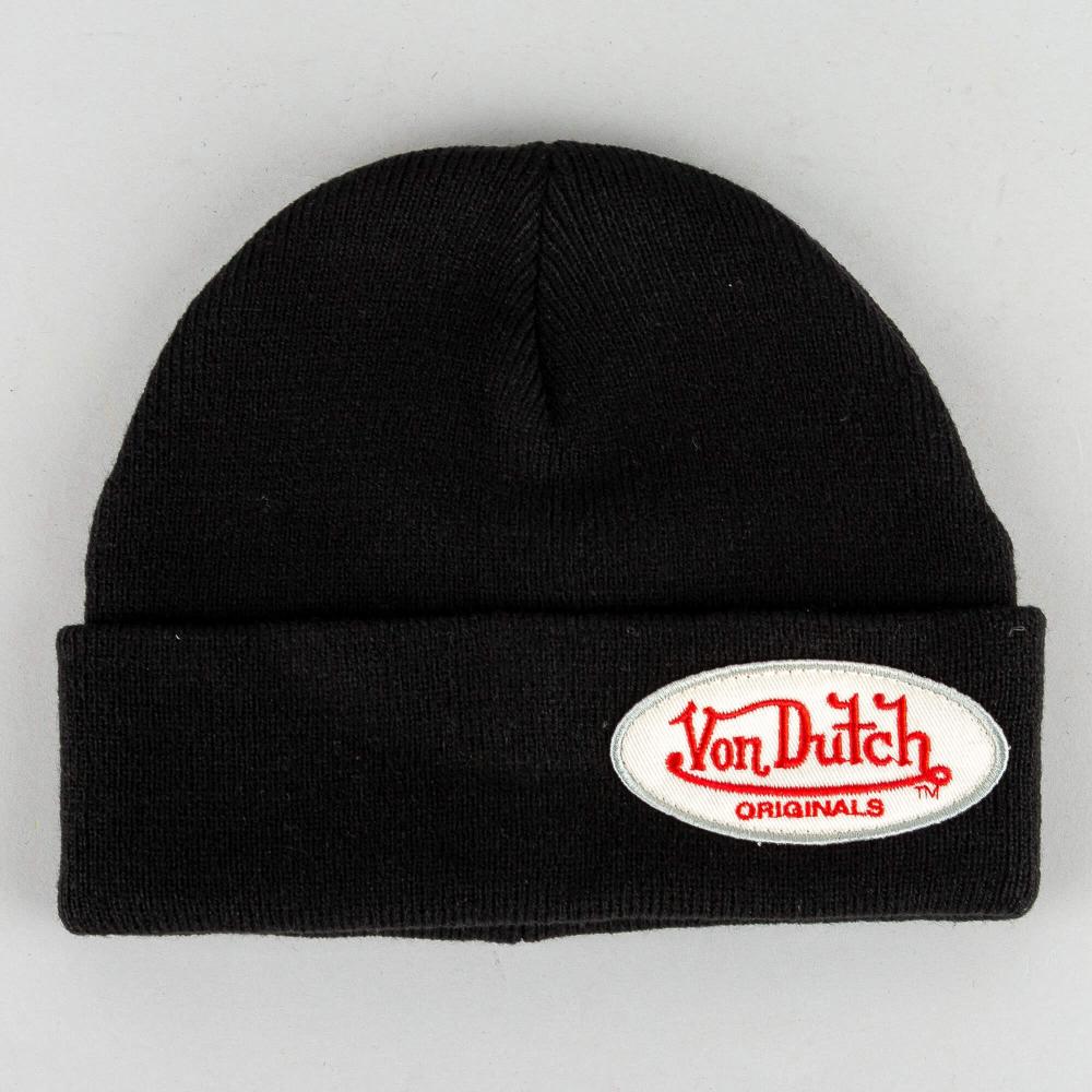 Von Dutch Originals Fisherman Beanie Conny Black