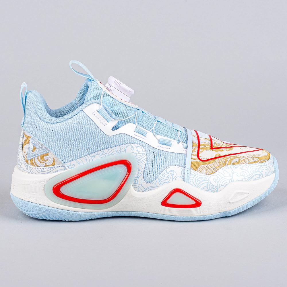 Detské basketbalové tenisky Peak Kids Basketball Shoes Big Triangle 2.0 Disc Lt.Blue
