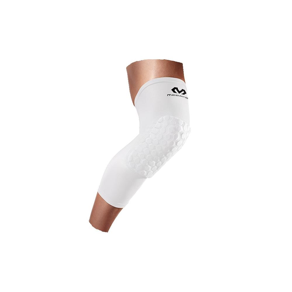 McDavid Hex Force HexPad Extended Leg Sleeves (chránič kolena - biely)
