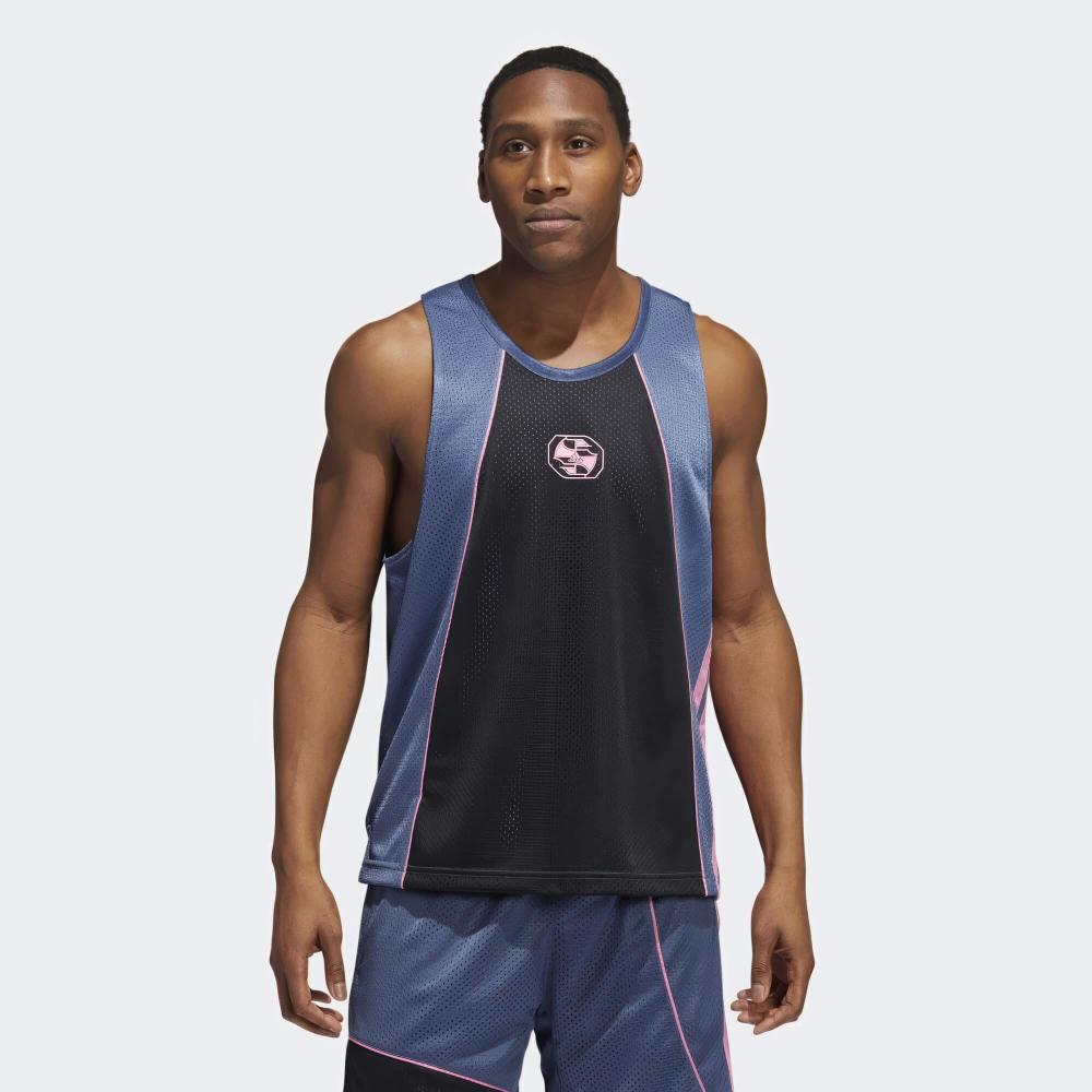 Adidas Men Worldwide Hoops Creator 365 Tank Top Black/Blue