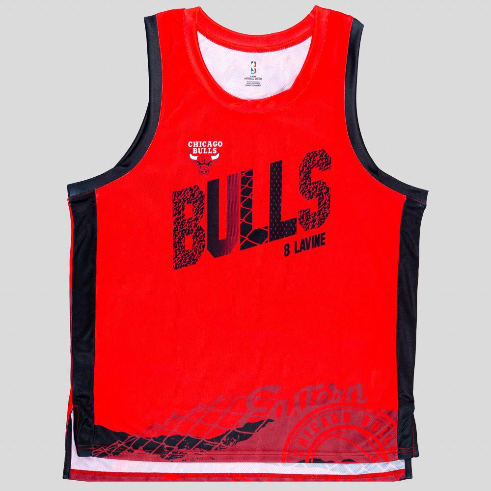 OUTER STUFF NBA FAST BREAK SHOOTER TANK CHICAGO BULLS LAVINE ZACH RED