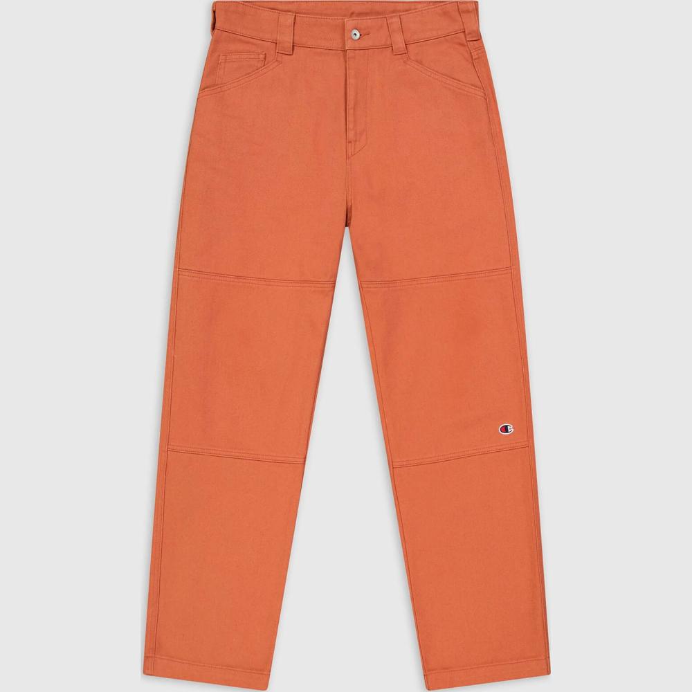 Champion Woven straight hem pants Brown