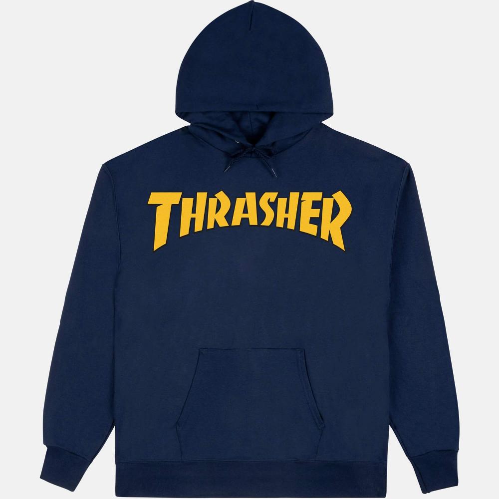Thrasher Cover Logo Hoodie Navy