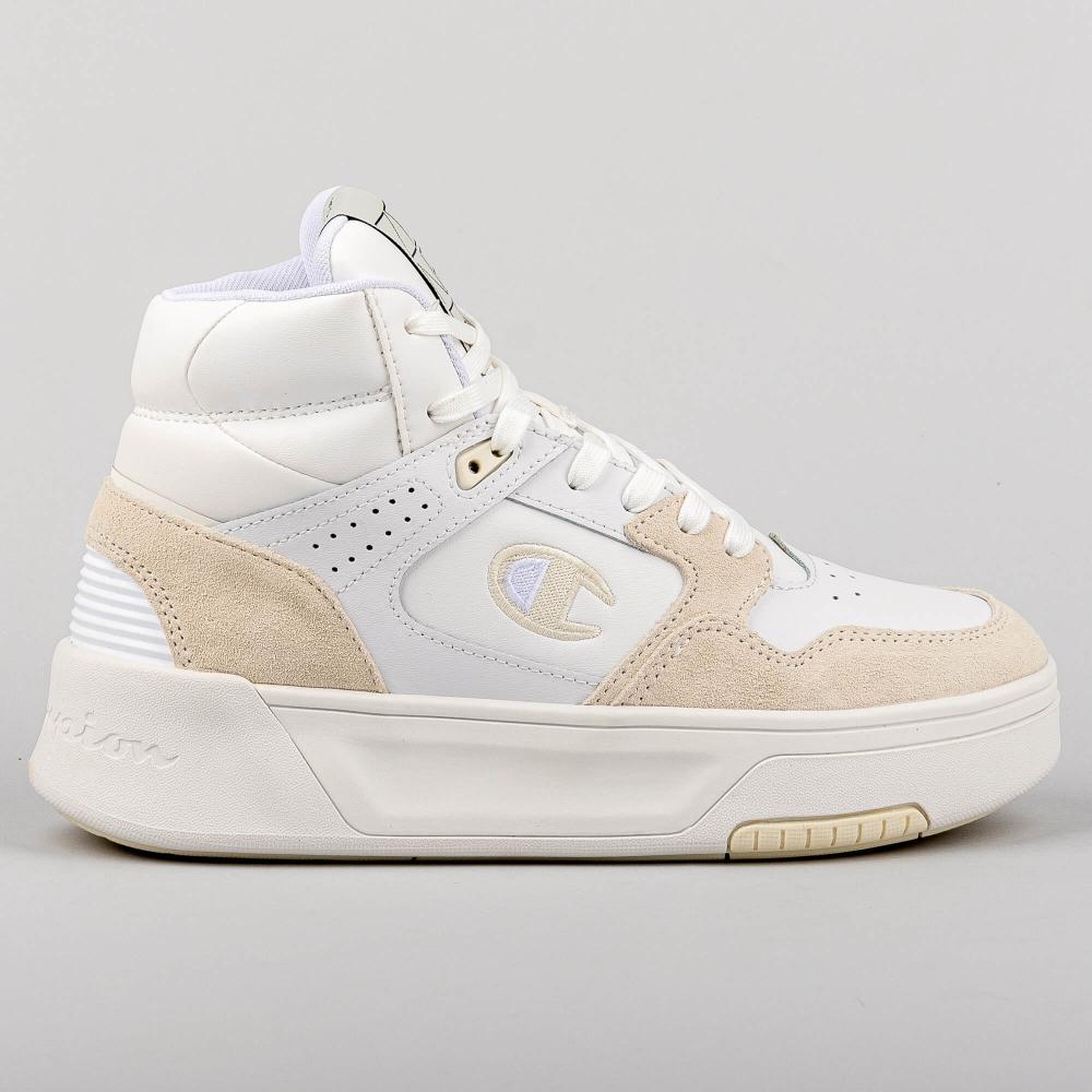 Champion Mid Cut Shoe Z80 Hi Platform Sl White