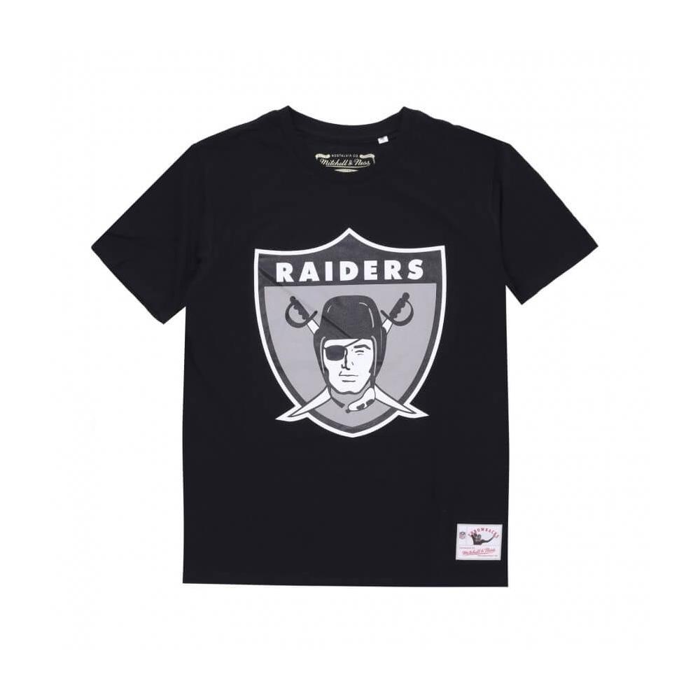 Mitchell & Ness NFL Team Logo Tee Oakland Raiders Black