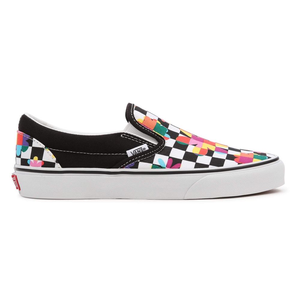 VANS UA Classic Slip-On (Floral Checkerboard) black/true white