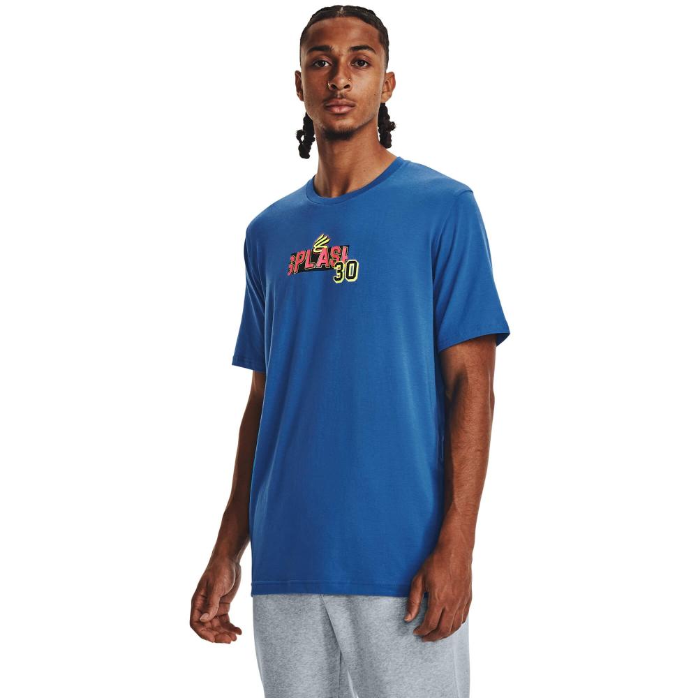 Under Armour UA CURRY SPLASH PARTY SS Blue