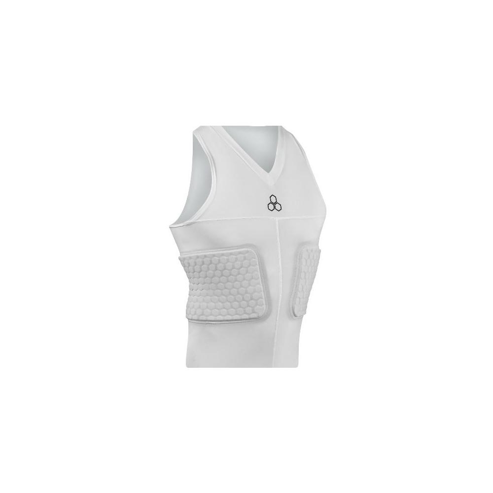 McDAVID V-Neck Sleeveless Shirt White