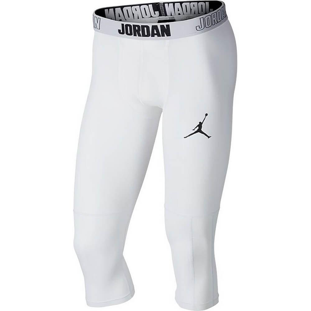 Jordan Dri-Fit 23 Alpha Men'S 3/4 Training Tights White/Black/Black
