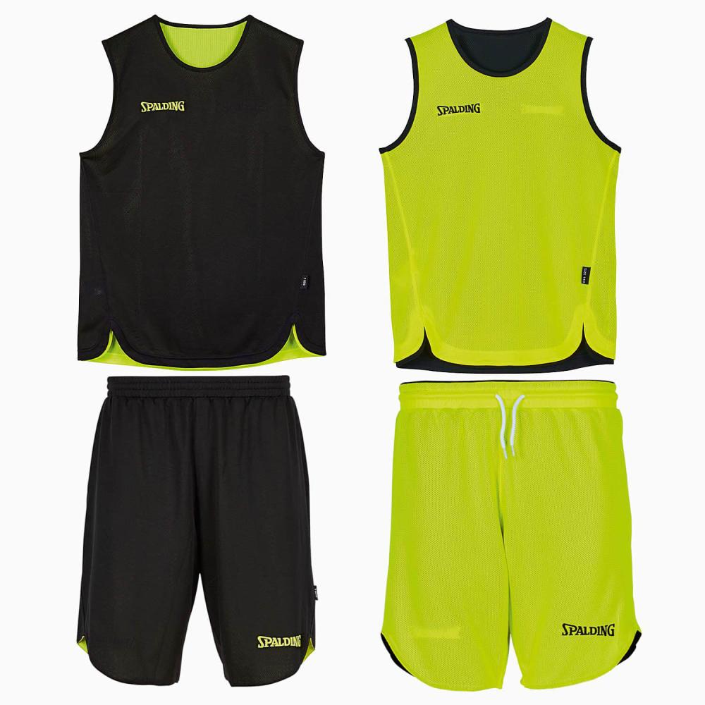 Spalding Doubleface Kids Set Black/Fluo Yellow