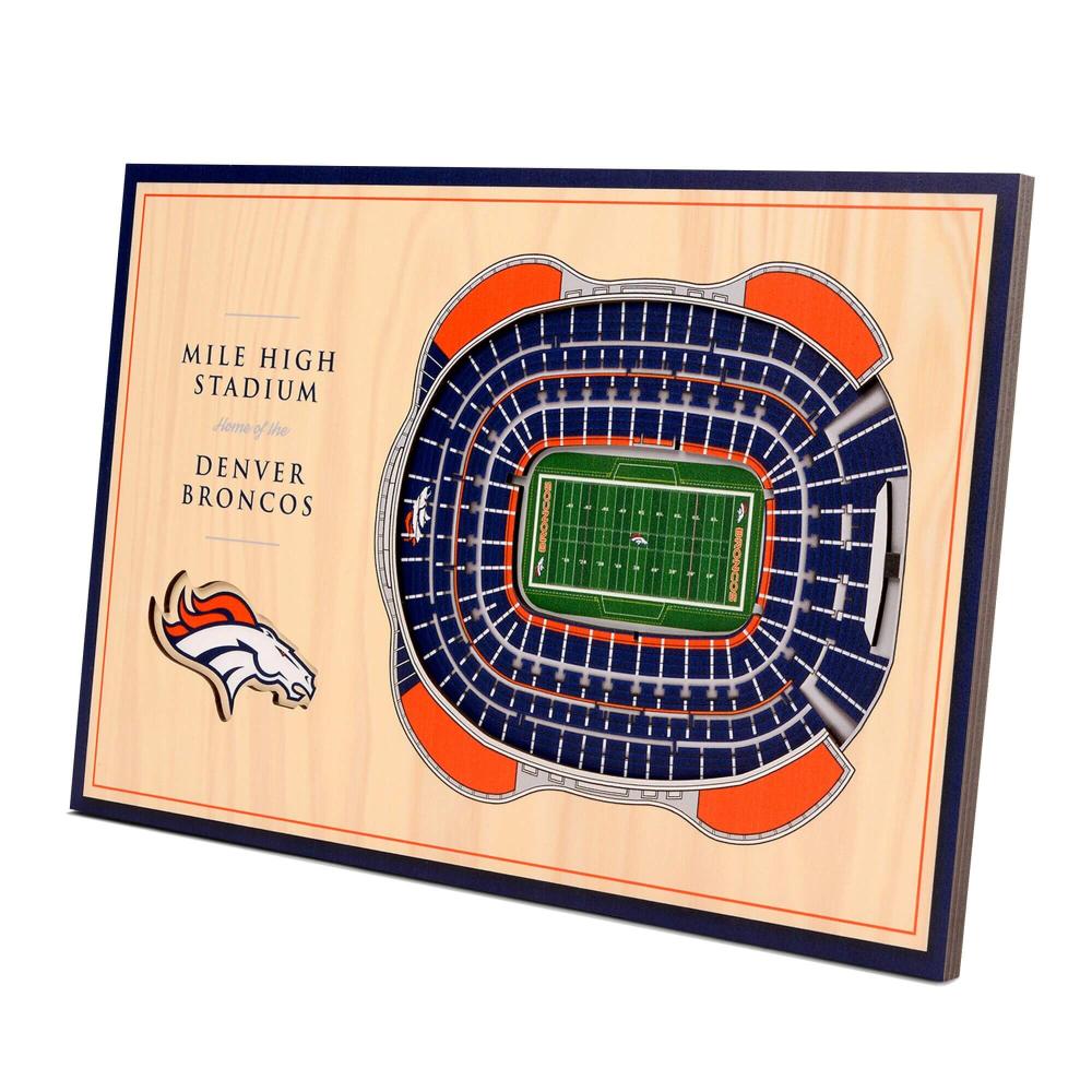 Youthefan NFL 3D Desktop Stadiumview Denver Broncos (30cm x 20cm)
