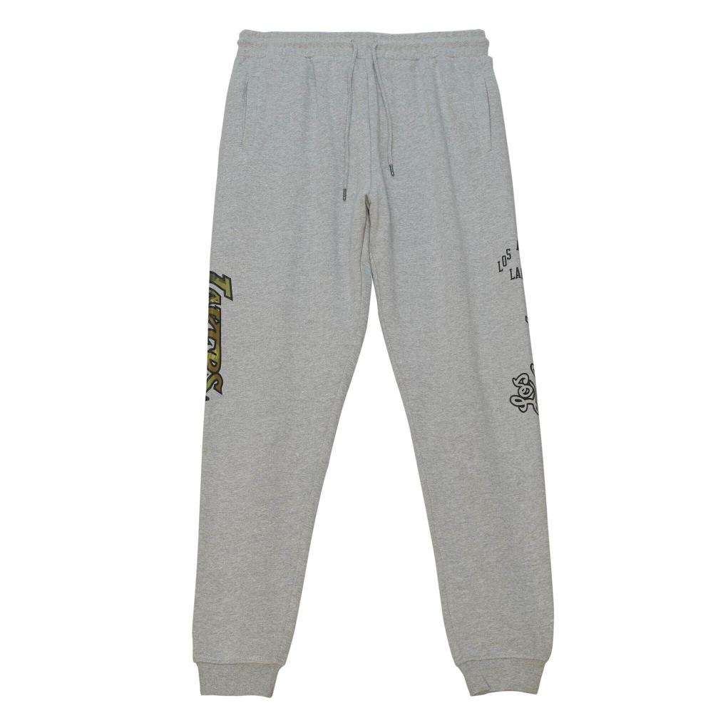 Mitchell & Ness Ghost Green Camo Sweatpants Los Angeles Lakers Grey Heather