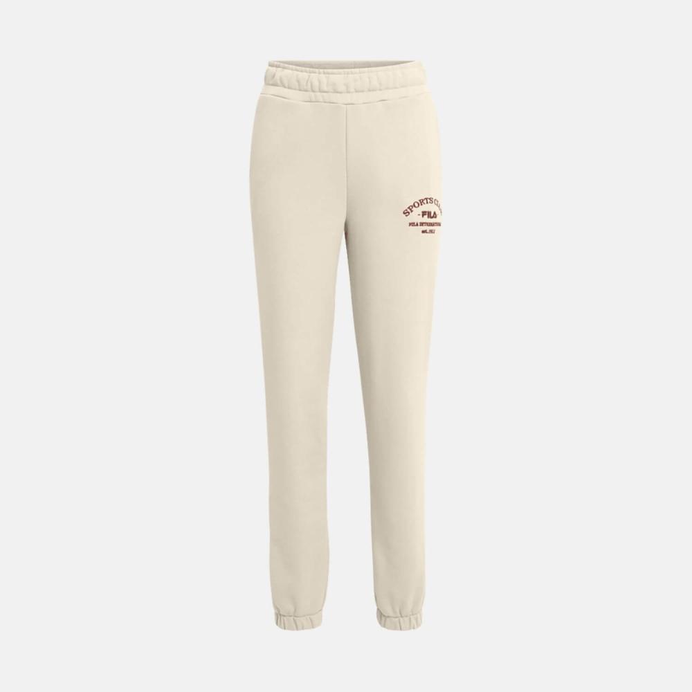 Fila BOEN loose fit sweat pants Antique White