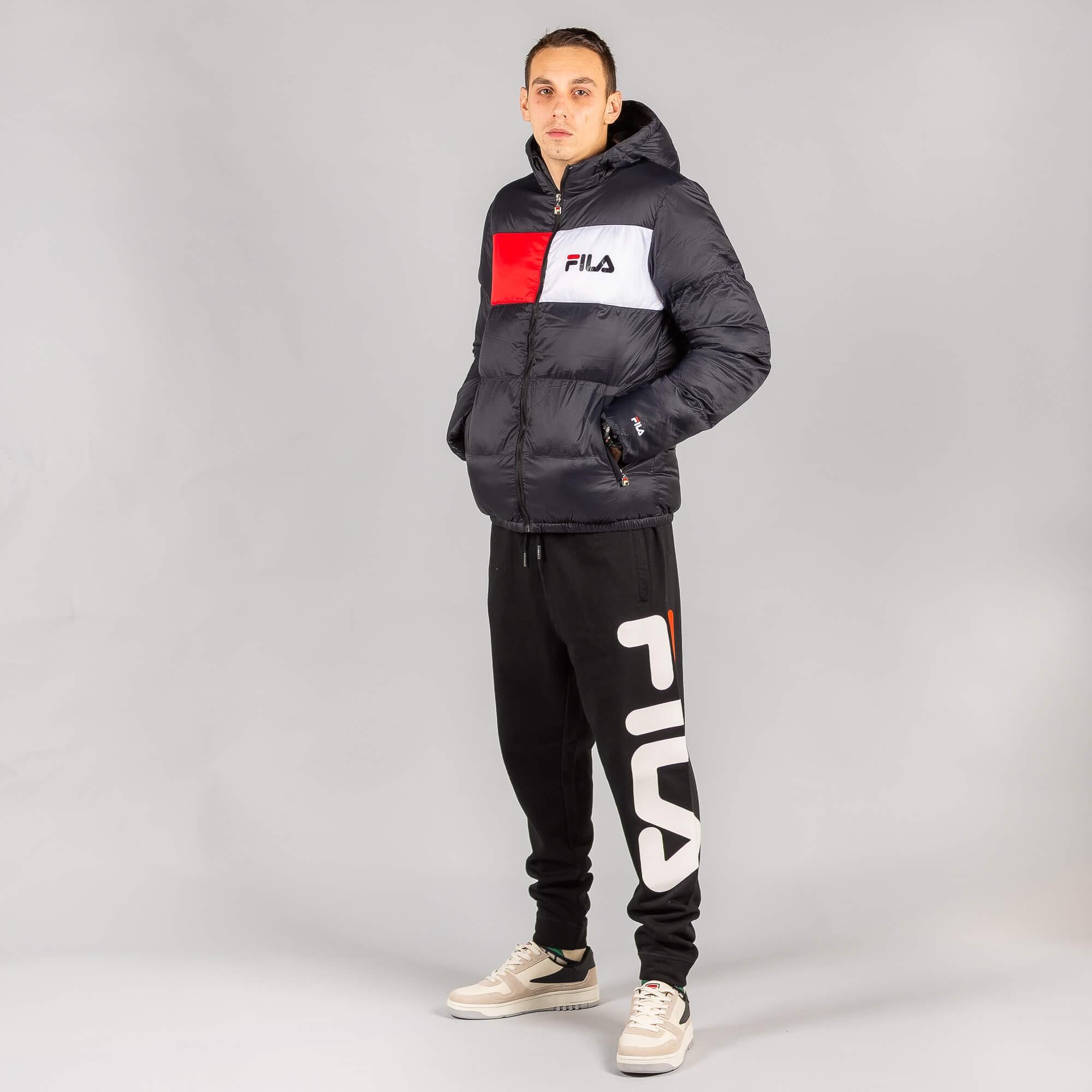 Fila Floyd Puff Hood Jacket Black