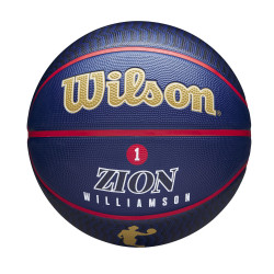 WILSON NBA PLAYER ICON OUTDOOR BSKT ZION Navy (sz. 7)