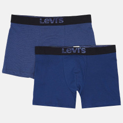 Levis Men Optical Illusion Boxer Brief Organic Co Dark Blue Combo