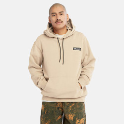 Timberland Wov Badge Hoodie - light brown