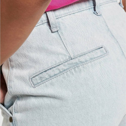Karl Kani KK Serif Cargo Pocket Denim bleached blue