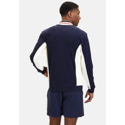 Fila SETTANTA towelling track jacket Black Iris-Antique White