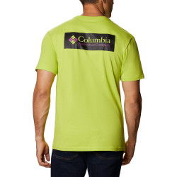 Columbia North Cascades Short Sleeve Bright Chartreuse