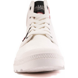 Palladium Pampa Hi Patch Star White