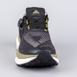 Bežecké trailové tenisky Peak Trail Running Shoes Taichi-Orographic Exploration-Fearless Version Black/Chrome Green