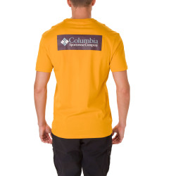 Columbia North Cascades™ Short Sleeve Tee Golden Yellow/Black Cherry