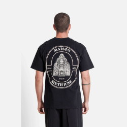Tričko Sixth June Maison SJ Print Ss Tshirt Black