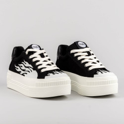 Buffalo Paired Flame Black/White (Organic Cotton)