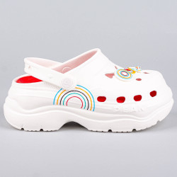 Dámske sandále PEAK Taichi Clogs Jolly Paris Olympic WHITE/RED